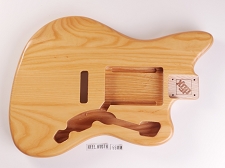 LUTHIER SPECIAL - XGP Premium USA ASH Offset Body Fits Strat® Tremolo Clear Gloss